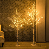 Árvore de Natal Bétula com 24 LEDs de 60 cm