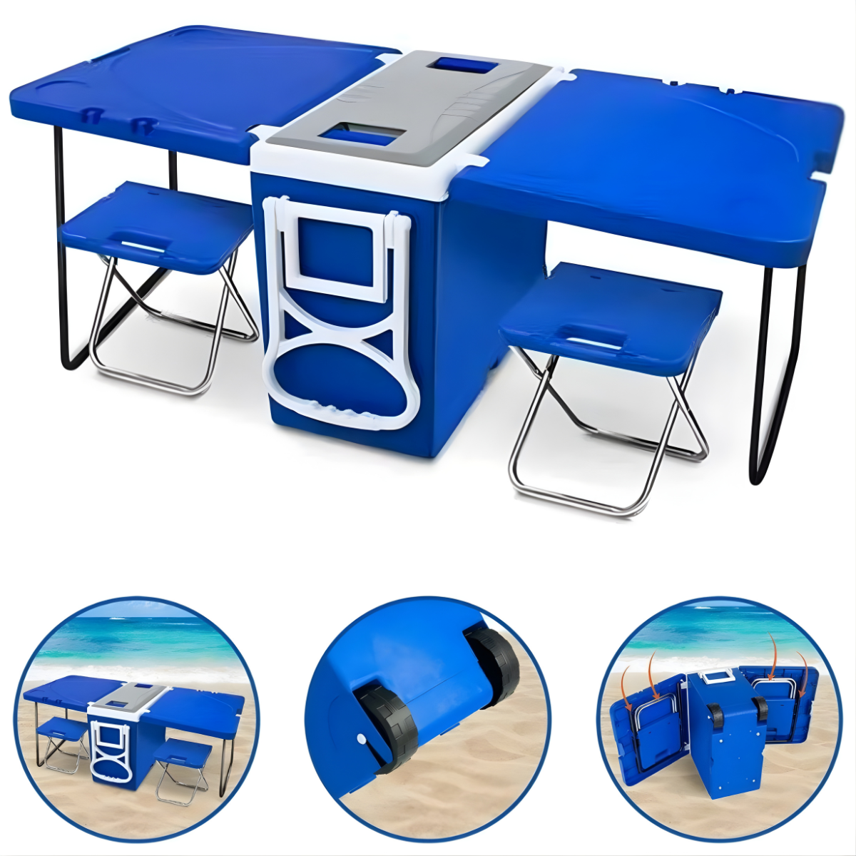 Caixa Térmica Praia Express 32L 5 em 1 - Férias e Breja Gelada