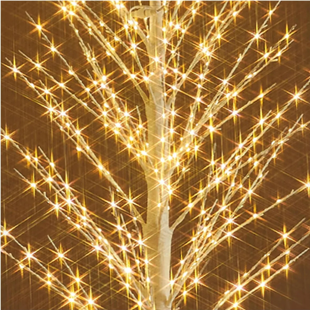 Conjunto de Luzes LED Fadas Brancas 1.80m, 1.20m, 1m, 450 LEDs - 3 em 1