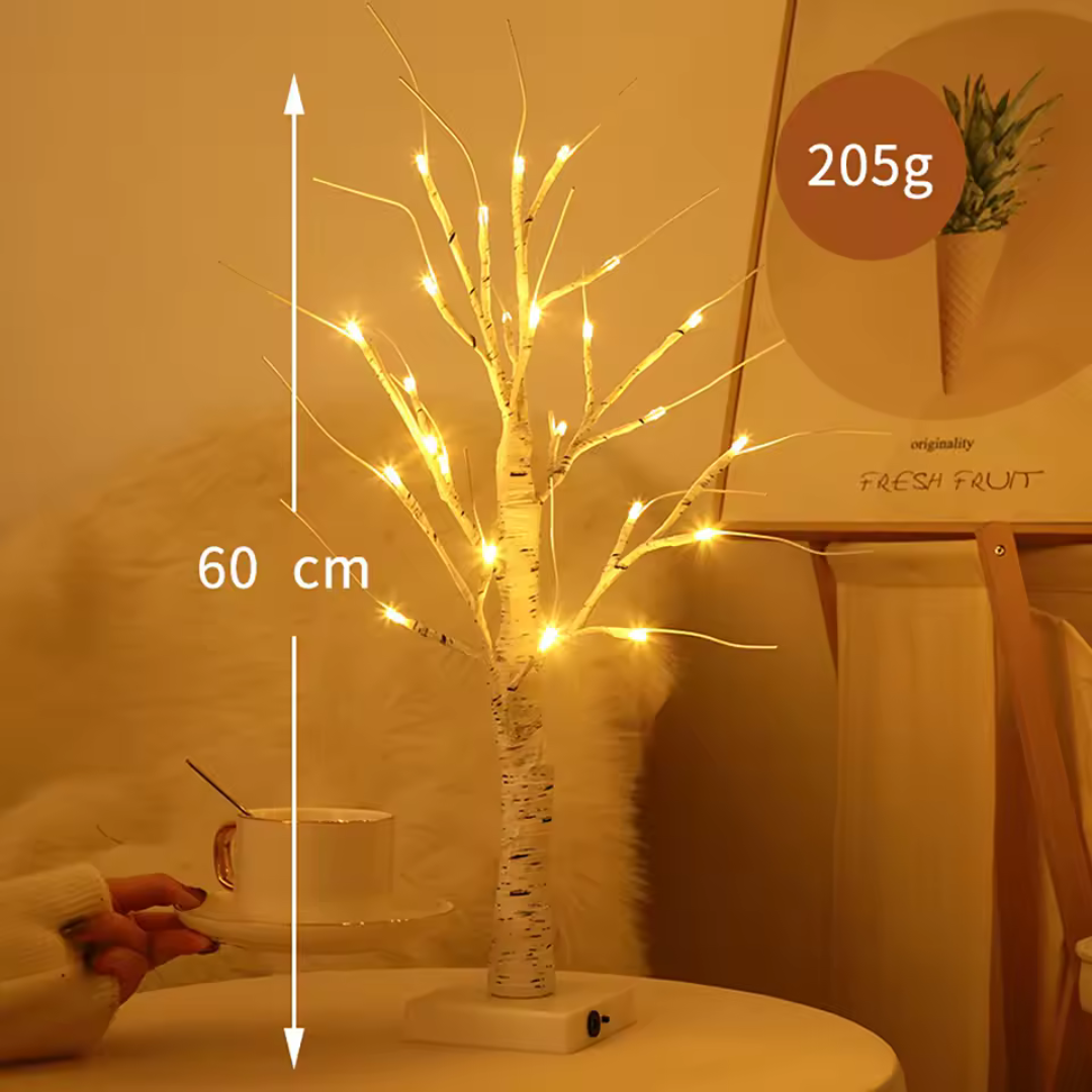 Árvore Luminosa de Bétula LED – Para Decoração de Ambientes e Eventos