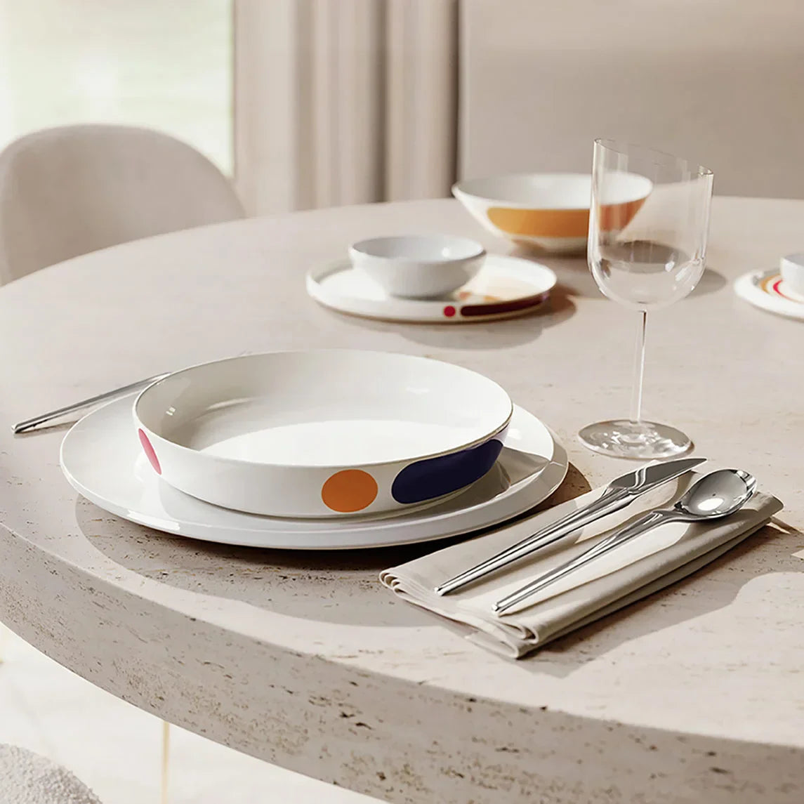 Conjunto de Jantar para 2 Pessoas - La Boule 7 Peças