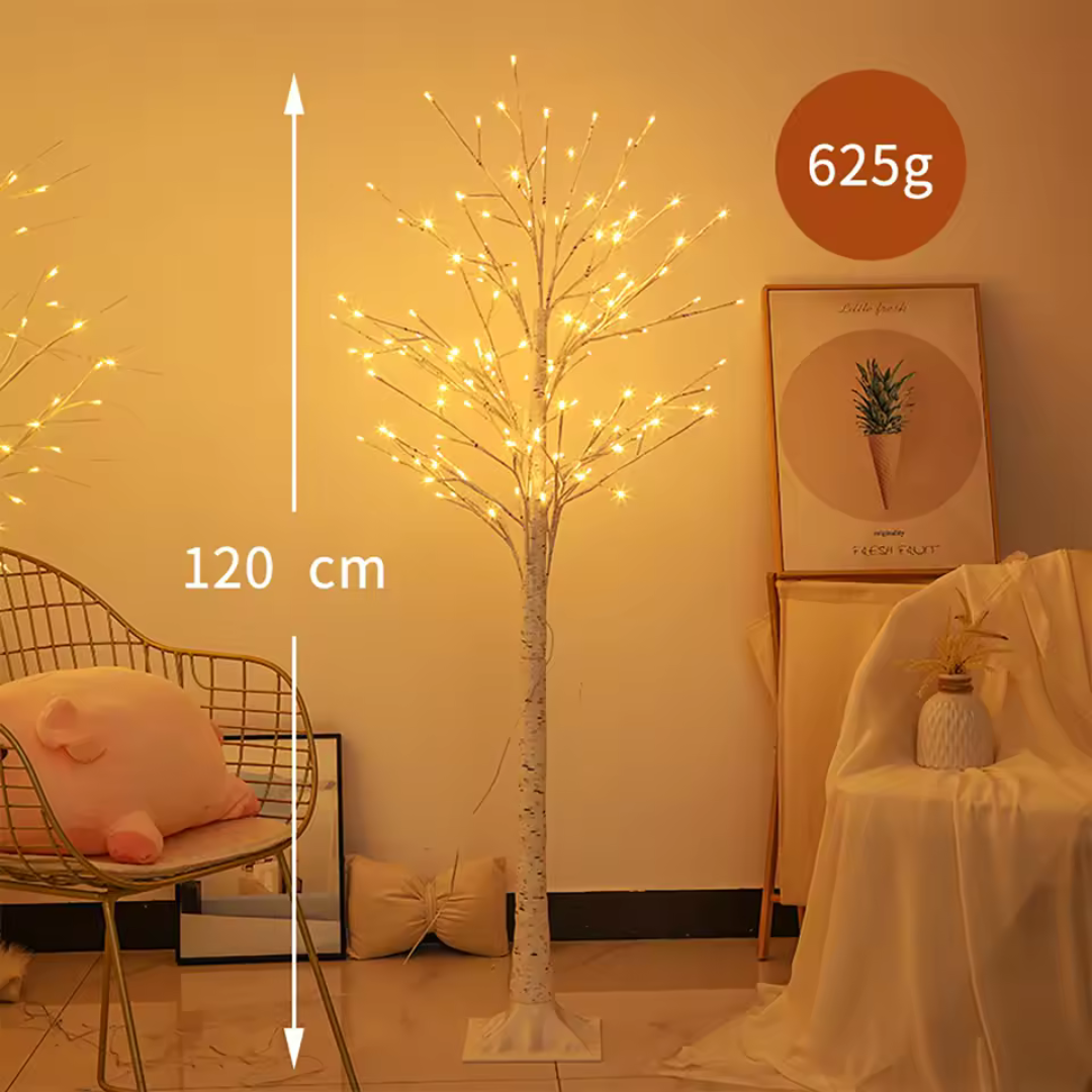 Árvore Luminosa de Bétula LED – Para Decoração de Ambientes e Eventos