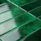 Caixa de Azulejo Esmeralda Autocolante 20 unidades no tamanho 29x23 cm