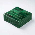 Caixa de Azulejo Esmeralda Autocolante 20 unidades no tamanho 29x23 cm