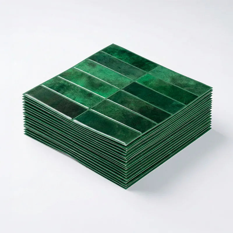 Caixa de Azulejo Esmeralda Autocolante 20 unidades no tamanho 29x23 cm