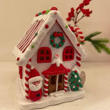 CASINHA RESINA NATAL 14Cm - Pré Venda