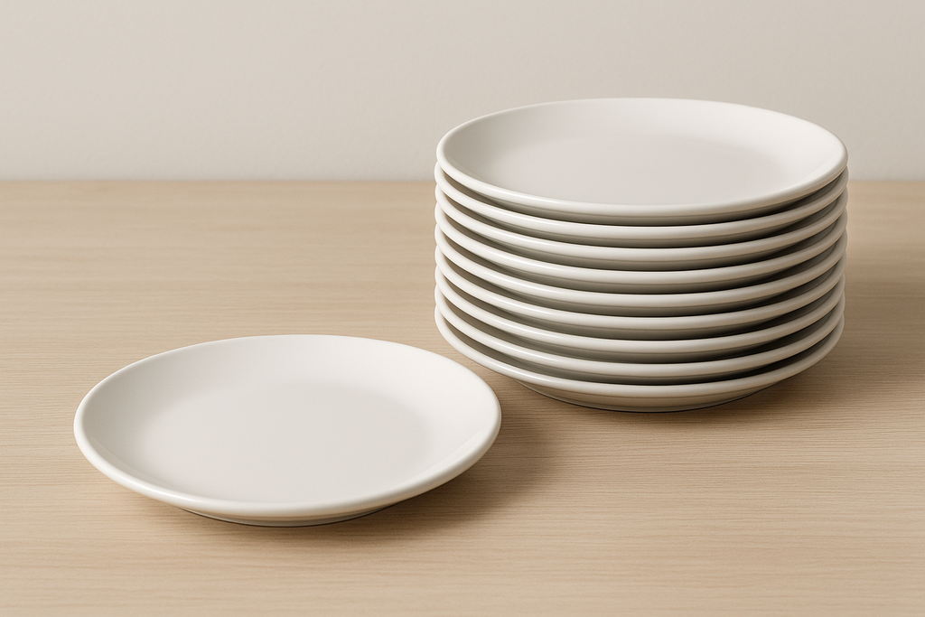 Conjunto Pratos Brancos - Principal