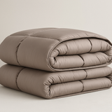 Edredom Queen Premium Taupe - Pluma Sintética Luxo