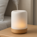 Difusor de Aromas Ultrassônico Cerâmica com LED 120ml