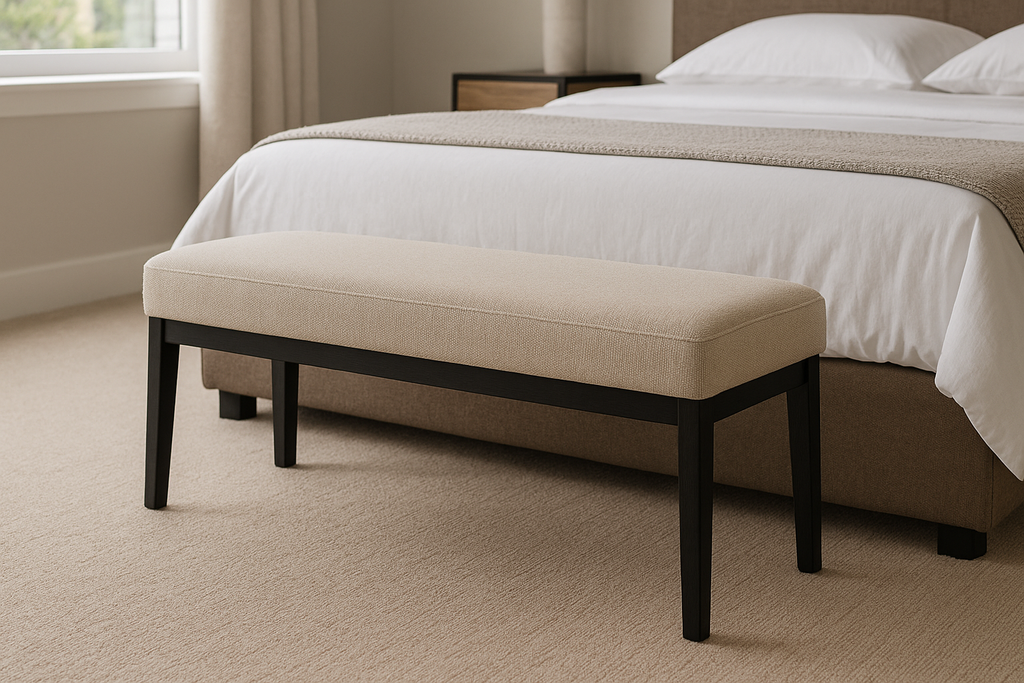 Banco Estofado - Vista Lateral