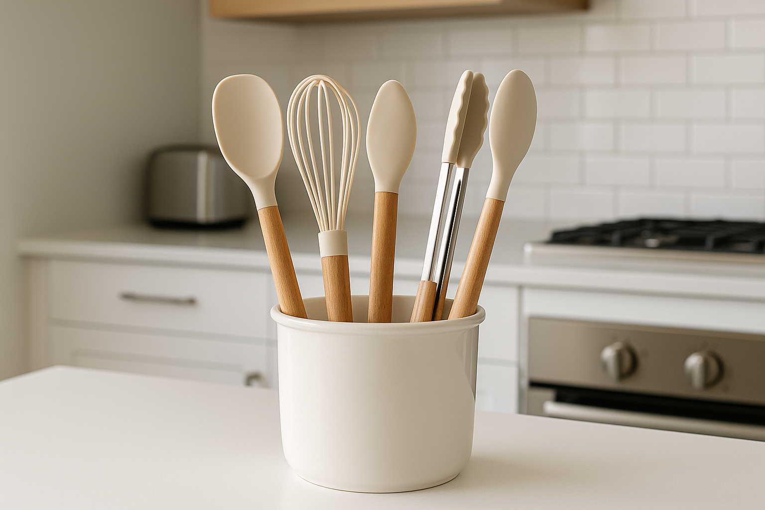 Utensílios Silicone - Vista Lateral