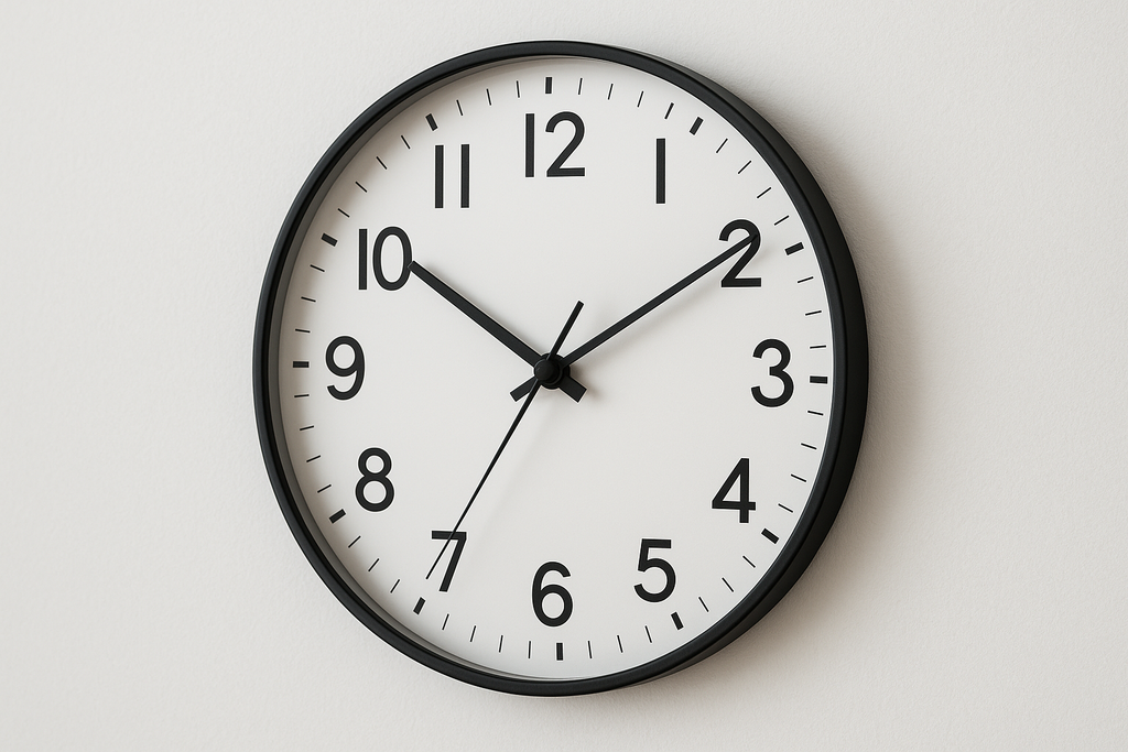 Relógio Minimalista - Detalhe Números