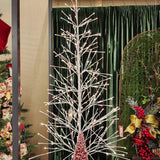 Árvore de LED 1,70m • 360 LEDs Vermelho e Branco • Bivolt